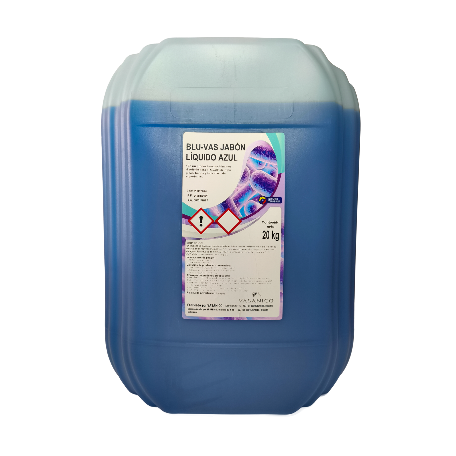 Foto productos Vasanico _BLU-VAS, Garrafa